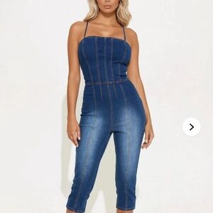 Blue Denim Jumpsuit